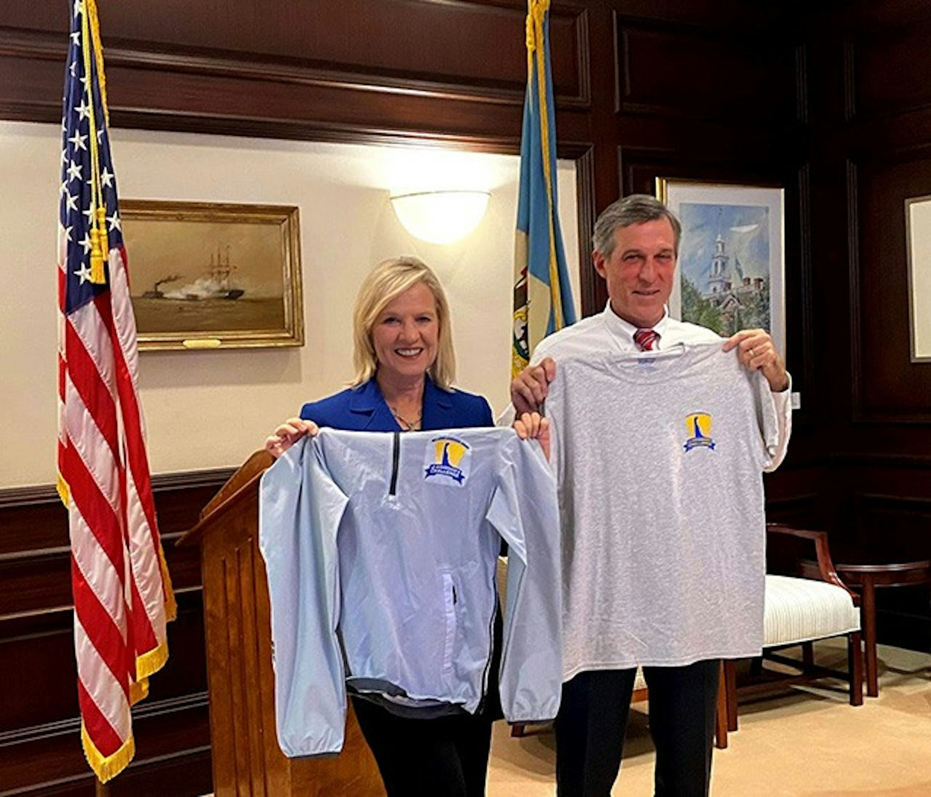 Lt. Governor Dr. Bethany Hall-Long and Governor John Carney promote the 2020 Lt. Governor’s Challenge